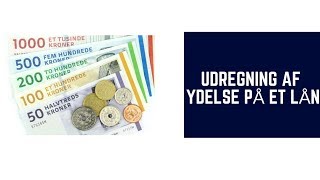 Annuitetslån  sådan udregnes ydelsen i Excel [upl. by Hoxie74]