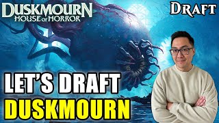 First Duskmourn Draft Lets Go  Duskmourn Draft  MTG Arena Early Access Event [upl. by Justicz]