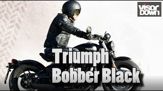 Triumph Bonneville Bobber Black review [upl. by Eisej]