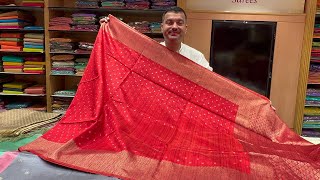 srinidhisilks Malleshwaram presents festival special boutique style sarees single saree courier av [upl. by Seedman]