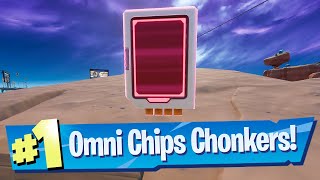 Collect Omni Chips at Chonkers Speedway Location  Fortnite [upl. by Kramlich808]