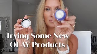 Olay Trying Some New Skincare Products amp Some Old Faves [upl. by Nohsreg]