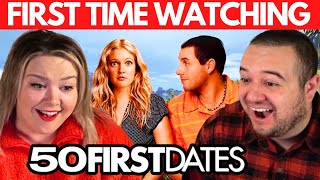 50 FIRST DATES 2004 First Time Watching  MOVIE REACTION [upl. by Ianahs830]