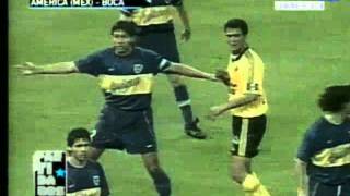 Copa Libertadores 2000 Semifinal Vuelta  América de MX 4  Boca 5 Resumen Completo [upl. by Burrell]