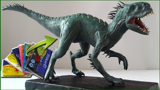 SCORPIUS REX E750 WITH CLAYPLASTILINA Jurassic World Camp Cretaceous [upl. by Conlen]