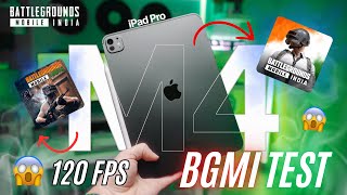 I PAD PRO M4 🔥🔥  120 FPS 😱😱  THE ULTIMATE PERFORMANCE 😳😳  BGMI [upl. by Eloisa]