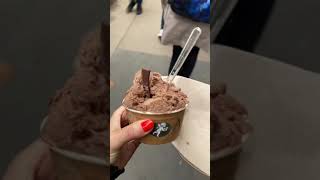 Ice cream Nutella glace Amorino Paris [upl. by Atalie682]