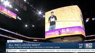 Special Olympics Arizona hosts AllInclusive Night at Footprint Center [upl. by Eidnam285]