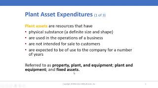 Ch10 Plant Assets P1 [upl. by Nosahc]