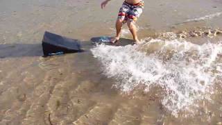 Basic Skimboarding Tutorial  Tricks [upl. by Hoopes862]