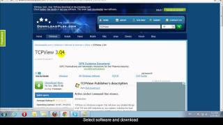 How to download and install TCPView wwwdownloadplexcom [upl. by Waverley]