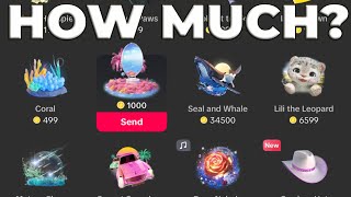 How Much Are TikTok Gifts Worth [upl. by Notlit]