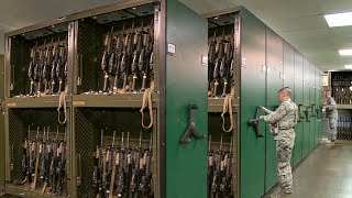 Inside Massive US Air Force Armory Storing Billion  Worth of Firearms [upl. by Thurlough277]