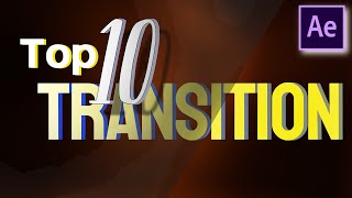 TOP 10 Easy Transitions In After Effects  Transitions In After Effects [upl. by Tamanaha]