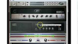 Peavey 6505 Plus ReValver Amp Demo Metal Amp Simulator Software [upl. by Rafaelita989]