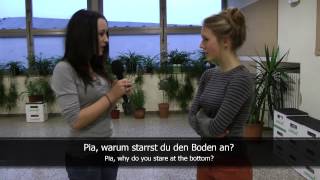 Easy German  Verbs in Action Pia haut den Tisch [upl. by Otsenre450]