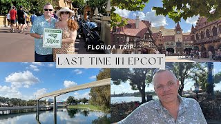 Last time at EPCOT  FLORIDA TRIP  12th November 2024 [upl. by Llohcin315]