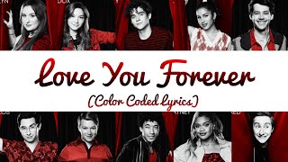 Joshua Bassett Cast of HSMTMTS  Love You Forever Color Coded Lyrics HSMTMTS THE FINAL SEASON [upl. by Oloapnaig]