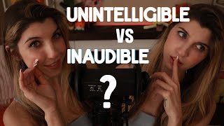 I finally tried quotUnintelligiblequot Whispers always did Inaudible ASMR [upl. by Gyatt]