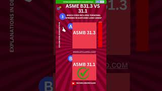 ASME B313 vs B311 shorts [upl. by Geoffry]