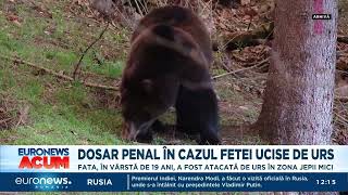 Tânăra ucisă de urs pe Jepii Mici a încercat să se salveze Sa deschis dosar penal pentru braconaj [upl. by Fujio259]