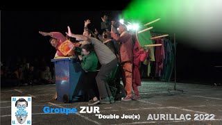 FESTIVAL AURILLAC 2022  Groupe ZUR quotDouble Jeuxquot ITW Raphaël Dalaine [upl. by Fania890]