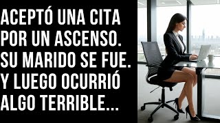 Aceptó una cita por un ascenso Su marido se fue Y luego ocurrió algo terribleGiros del destino [upl. by Ieluuk]