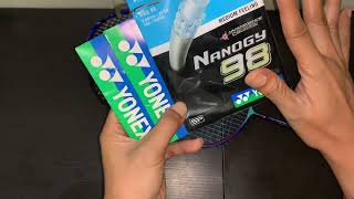 Review Senar Yonex Aerobite Vs BG 66 Ultimax Vs Nanogy 98 [upl. by Beaufert221]