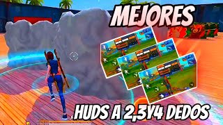 🔥los mejores CUSTOM HUD para 2 3 Y 4 dedos free fire 😱 así serás más rápido 👀 [upl. by Mill]