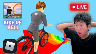 🔴LIVE Parkour  Obby Pakai SEPEDA robloxbikeofhell obby obbyroblox robloxindonesia [upl. by Ettelrac700]