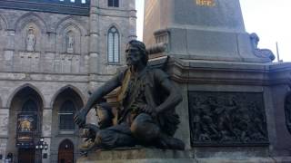 Paul Chomedey de Maisonneuve statue [upl. by Granthem700]