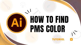 How to find pms color in Illustrator 2022 [upl. by Eyma]