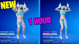 FORTNITE REBELLIOUS EMOTE 1 HOUR DANCE ICON SERIES [upl. by Vincentia]