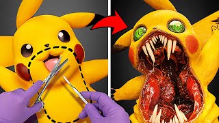 Transformation dun Pikachu Tout Mignon en Monstre Terrifiant [upl. by Ydnir]