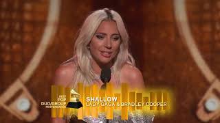 Lady Gaga Wins Best Pop Duo Or Group Performance  2019 GRAMMYs Acceptance Speech [upl. by Ameen671]