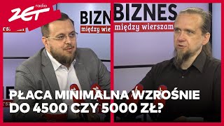 Jaka podwyżka płacy minimalnej Zamieszanie w rządzie biznesmiedzywierszami [upl. by Iznil492]