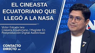 Entrevista con Víctor Estrada Jara  Cineasta Ecuatoriano  Contacto Directo  Ecuavisa [upl. by Swetlana]