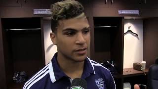 Interview DeAndre Yedlin at MLS AllStar Game [upl. by Waneta385]