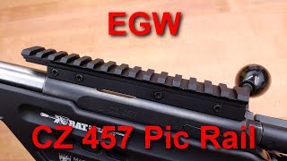 EGW Picatinny Rail for CZ 457 [upl. by Onitnelav]