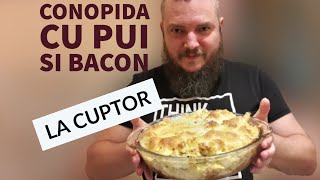 Reteta de CONOPIDA cu PIEPT DE PUI si BACON LA CUPTOR [upl. by Aidnic]