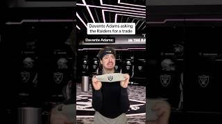 Davante Adams asking the Raiders for a trade😂🏈 [upl. by Ssur]