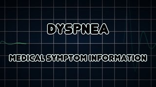 Dyspnea Medical Symptom [upl. by Azar]