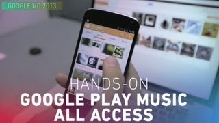 Google Play Music All Access handson [upl. by Ilarin]