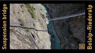 Hängebrücke Riederalp  Belalp Aletsch Wallis [upl. by Adnouqal]