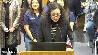 Brownsville ISD Rescheduled Regular Board Meeting November 14 2023 [upl. by Aamsa]