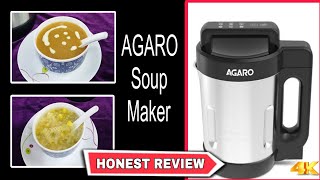 Agaro Soup Maker Review  Best Soup Maker in India  How to make Soup in Electric Soup Maker [upl. by Rudiger]