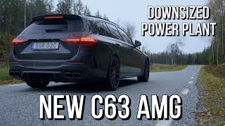 MERCEDES AMG C63 S EPERFORMANCE  DOWNSIZING GOES MEAN  V8 NO MORE  REVIEW [upl. by Dranoel]