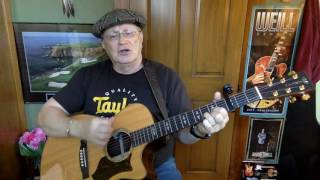 2213  Slow Turning  John Hiatt cover  Vocals amp acoustic guitar amp chords [upl. by Einahpehs]