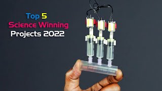 Top 5 Winning Science fair projects 2022 never seen before [upl. by Porett218]