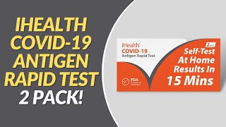 iHealth COVID 19 Antigen Rapid Test 2 Pack [upl. by Priscella]